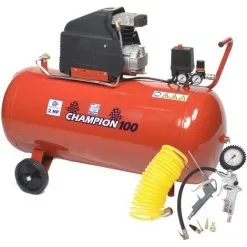 CHAMPION COMPRESSEUR 100 Litres Avec KIT GONFLAGE