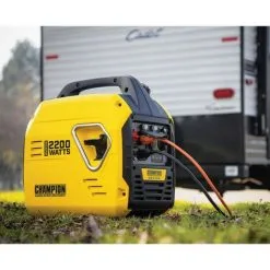 Groupe Electrogène Silencieux 2200W Inverter Moteur 4T Essence 79 Cm3 CHAMPION Protection AVR Autonomie + 10 Heures Generateur -Promos CHAMPION Magasin 58701580 5