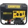 Groupe électrogène Silencieux 3750W CHAMPION Moteur 4T OHV 224cm³ 7.5CV Essence Démarrage Electrique Autonomie 12h