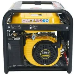 Groupe électrogène Silencieux 3750W CHAMPION Moteur 4T OHV 224cm³ 7.5CV Essence Démarrage Electrique Autonomie 12h -Promos CHAMPION Magasin 58701590 4
