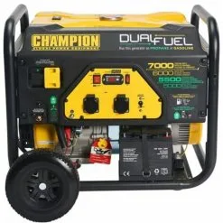 Champion Power Equipment Groupe électrogène Essence/propane - 7000 W - 439cc - 69 X 57 X 63