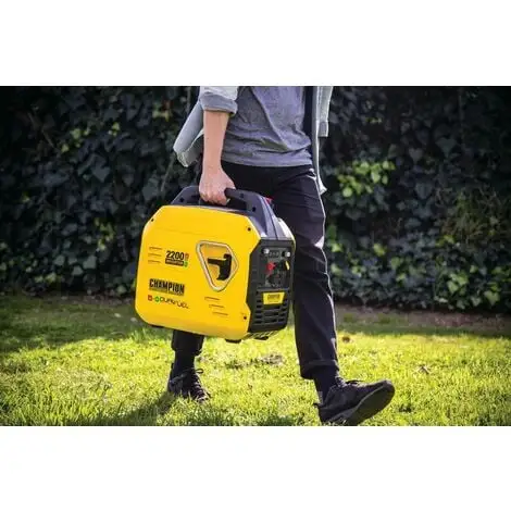 Champion Power Equipment Inverter Essence/propane 2200 Watts 'Mighty Atom' - 80cc - 44 X 29.2 X 45 Cm 4 Champion Power Equipment Inverter Essence/propane 2200 Watts 'Mighty Atom' - 80cc - 44 X 29.2 X 45 Cm – Image 4