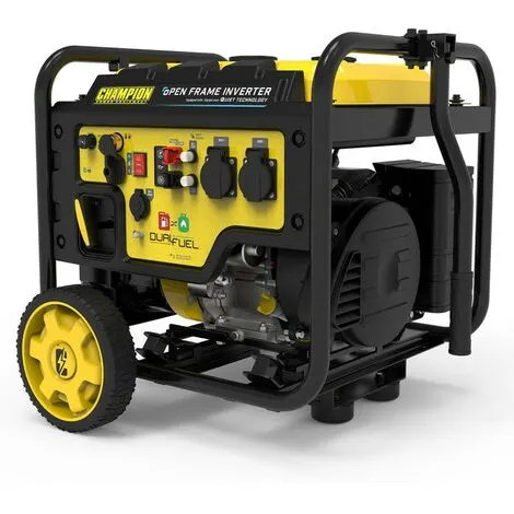 Groupe électrogène 3600W Hybride Essence/propane CHAMPION Moteur OHV 4T 224 Cm³ Démarrage Electrique Et Manuel Autonomie 23h 3 Groupe électrogène 3600W Hybride Essence/propane CHAMPION Moteur OHV 4T 224 Cm³ Démarrage Electrique Et Manuel Autonomie 23h – Image 3