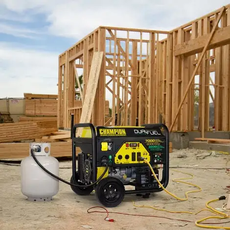 Groupe électrogène Hybride Essence/gaz 7000W Moteur OHV 4T 439 Cm³ Démarrage électrique Et Manuel Autonomie 13h CHAMPION 3 Groupe électrogène Hybride Essence/gaz 7000W Moteur OHV 4T 439 Cm³ Démarrage électrique Et Manuel Autonomie 13h CHAMPION – Image 3