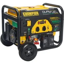 Groupe électrogène Hybride Essence/gaz 7000W Moteur OHV 4T 439 Cm³ Démarrage électrique Et Manuel Autonomie 13h CHAMPION 9 Groupe électrogène Hybride Essence/gaz 7000W Moteur OHV 4T 439 Cm³ Démarrage électrique Et Manuel Autonomie 13h CHAMPION -Promos CHAMPION Magasin 70299845 5